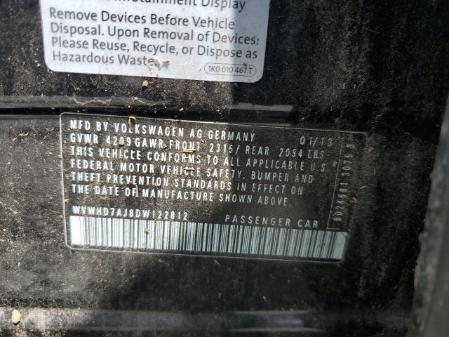 2013 VOLKSWAGEN GTI - WVWHD7AJ8DW122812