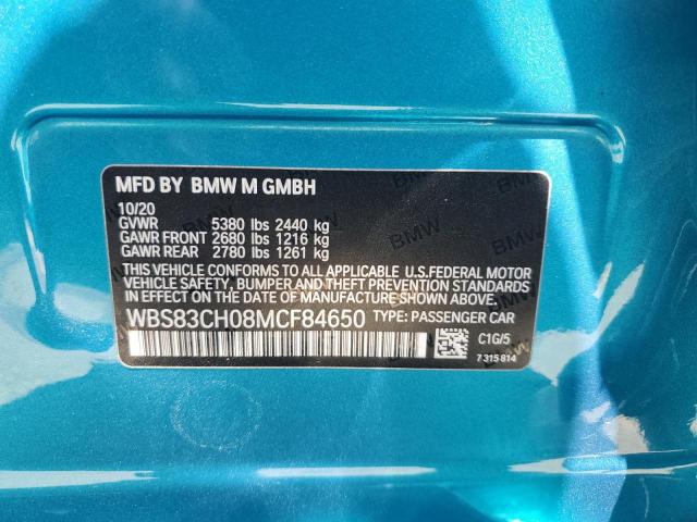 2021 BMW M5 WBS83CH08MCF84650