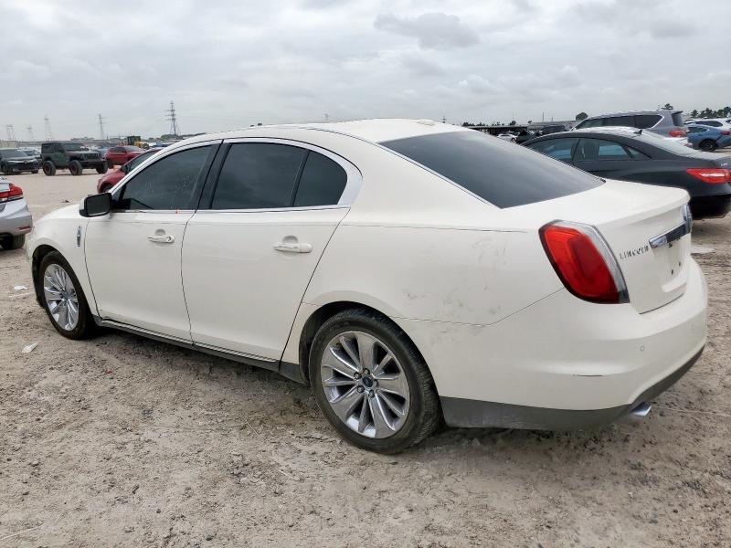 LINCOLN MKS 2009 white  Gasoline 1LNHM94RX9G604286 photo #3