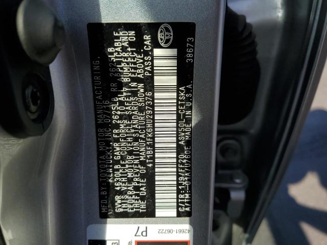2017 TOYOTA CAMRY LE - 4T1BF1FK6HU297376