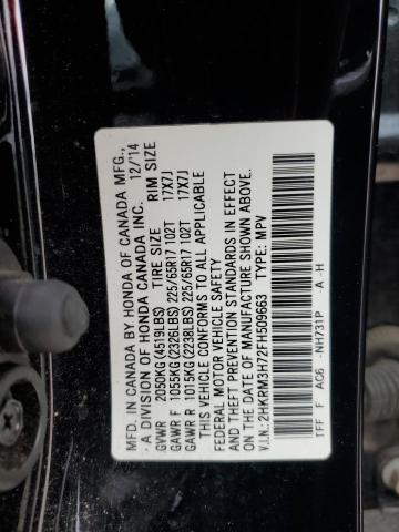 2015 HONDA CR-V EXL 2HKRM3H72FH509663