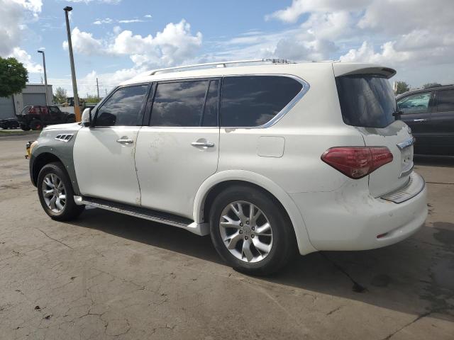 INFINITI QX56 2012 white 4dr spor gas JN8AZ2NF4C9519396 photo #3