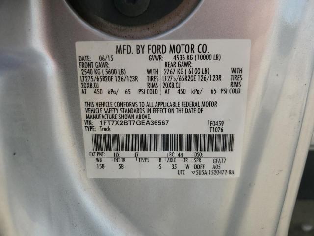 2016 FORD F250 SUPER - 1FT7X2BT7GEA36567