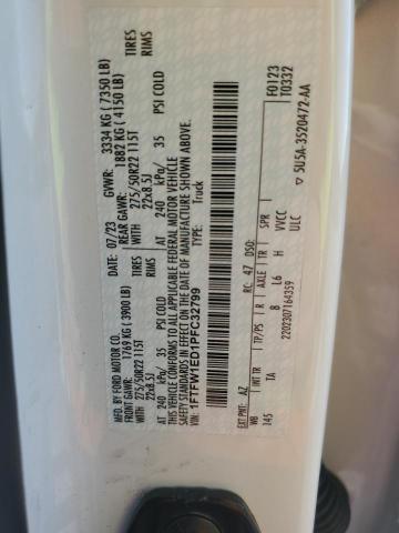 2023 FORD F150 SUPERCREW 1FTFW1ED1PFC32799