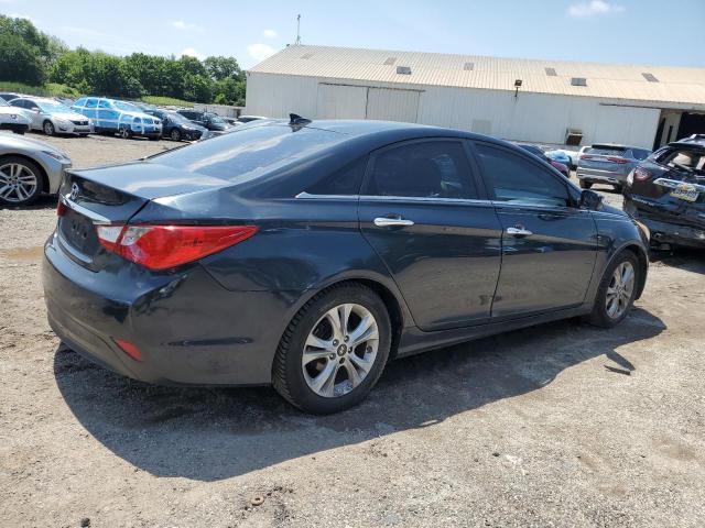 HYUNDAI SONATA SE 2012 black  gas 5NPEC4AC1CH333263 photo #4