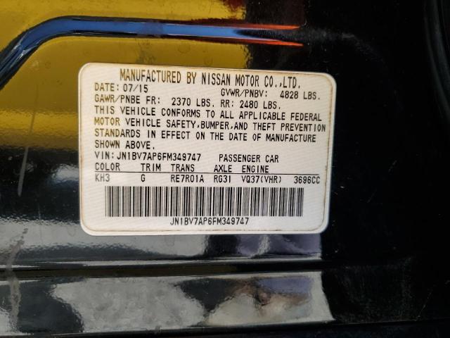 2015 INFINITI Q50 BASE JN1BV7AP6FM349747