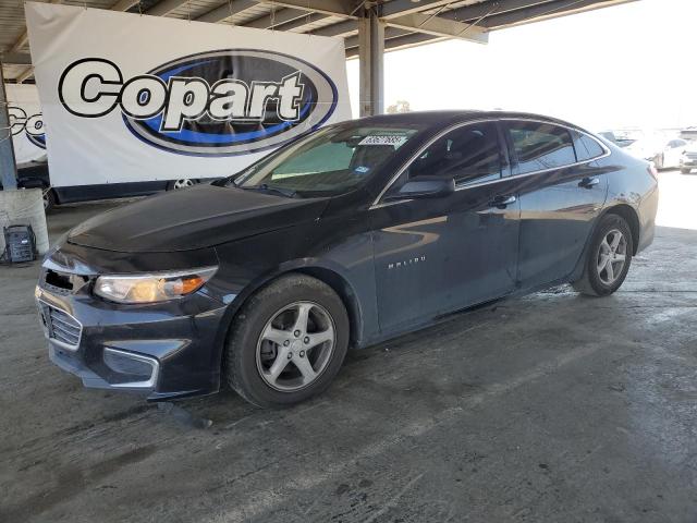 CHEVROLET MALIBU LS 2017 black  gas 1G1ZB5ST3HF288555 photo #1
