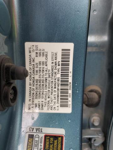 2015 HONDA CR-V LX 2HKRM4H38FH601895