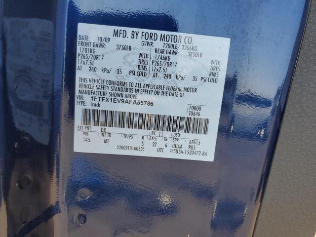 2010 FORD F150 SUPER - 1FTFX1EV9AFA55786