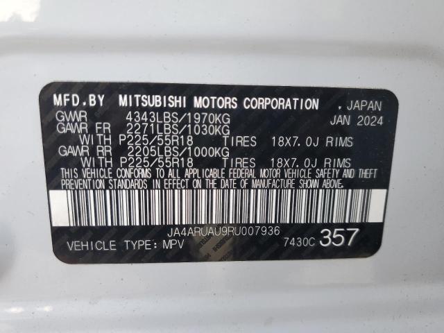 2024 MITSUBISHI OUTLANDER JA4ARUAU9RU007936