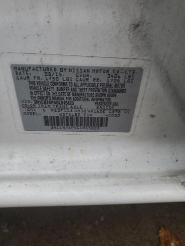 2016 NISSAN VERSA S 3N1CN7AP4GL815823