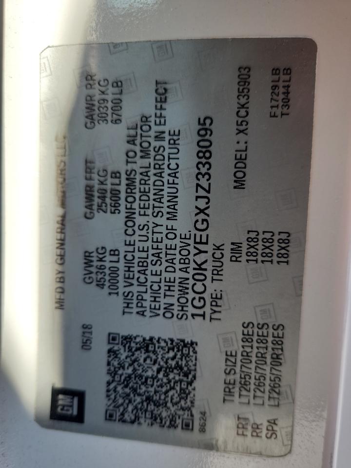 Lot #3240870828 2018 CHEVROLET SILVERADO K3500