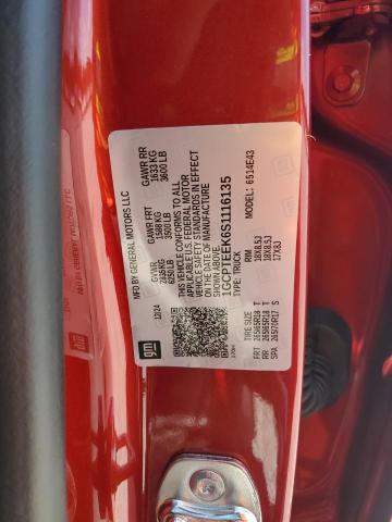 2025 CHEVROLET COLORADO T 1GCPTEEK6S1116135