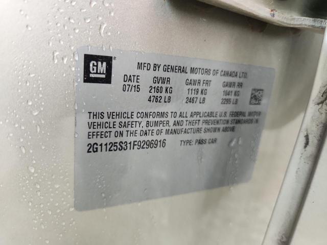 2015 CHEVROLET IMPALA LT - 2G1125S31F9296916