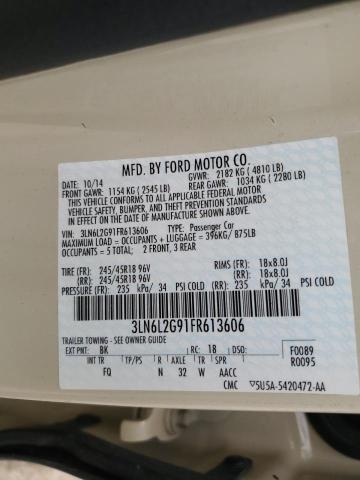 2015 LINCOLN MKZ 3LN6L2G91FR613606