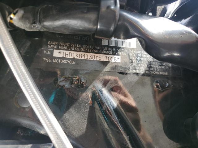 2008 HARLEY-DAVIDSON FLHX 1HD1KB4138Y617028