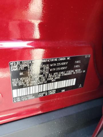 2020 TOYOTA RAV4 LE 2T3H1RFV5LW068740