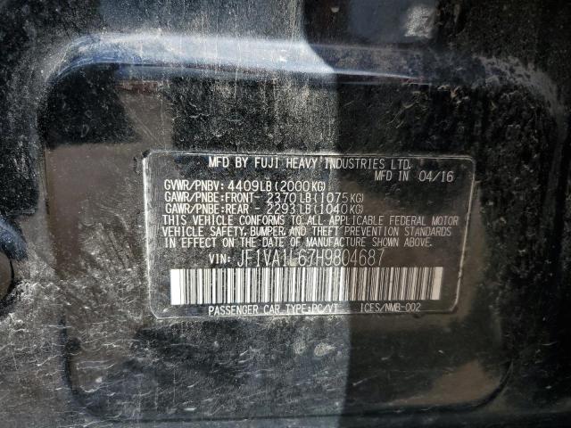 2017 SUBARU WRX LIMITE JF1VA1L67H9804687