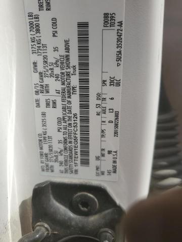 2015 FORD F150 SUPER - 1FTEW1EG5FFC53126