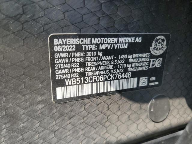 2023 BMW IX XDRIVE4 WB513CF06PCK76448