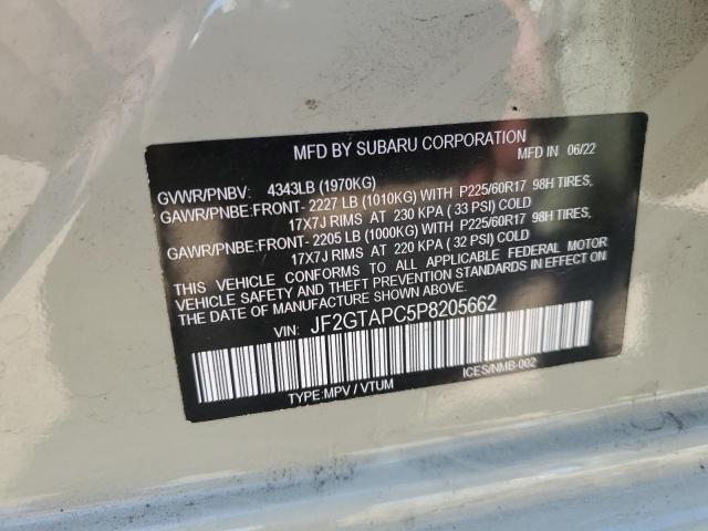 2023 SUBARU CROSSTREK - JF2GTAPC5P8205662
