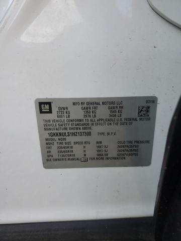 2017 GMC ACADIA SLT 1GKKNULS1HZ137300
