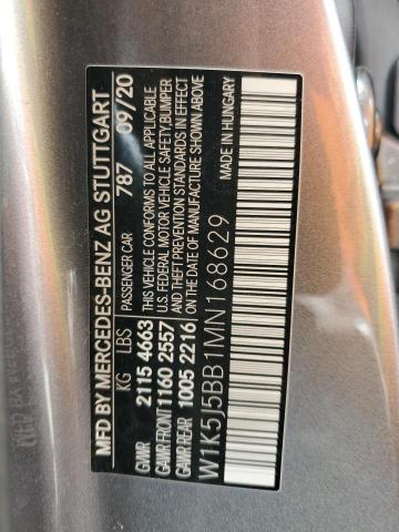 2021 MERCEDES-BENZ CLA AMG 35 W1K5J5BB1MN168629