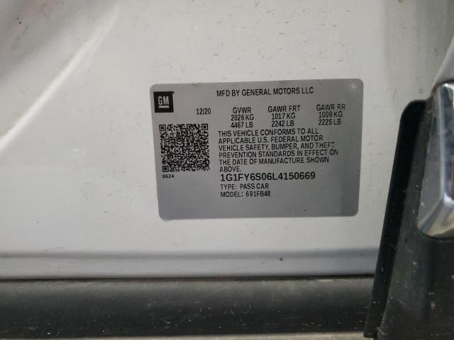 2020 CHEVROLET BOLT EV LT - 1G1FY6S06L4150669