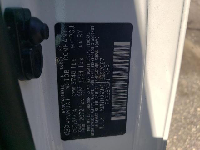 2015 HYUNDAI VELOSTER KMHTC6AD1FU237067