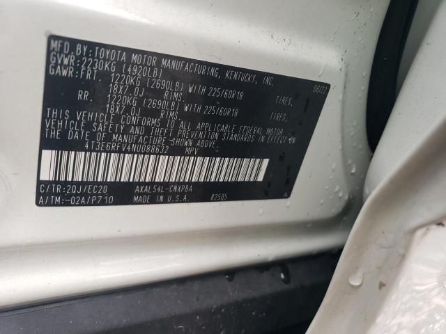 2022 TOYOTA RAV4 XSE 4T3E6RFV4NU088632