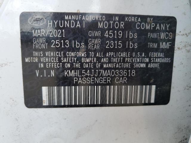 2021 HYUNDAI SONATA HYB - KMHL54JJ7MA033618