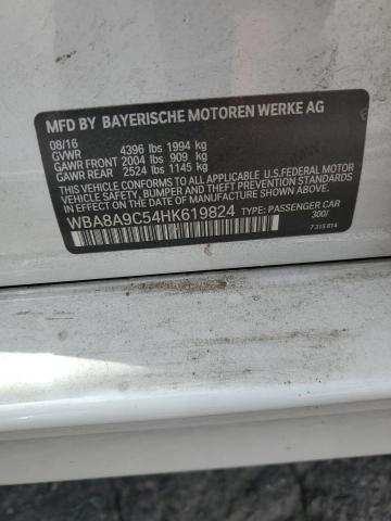 2017 BMW 320 I WBA8A9C54HK619824