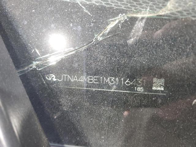 2021 TOYOTA COROLLA XS - JTNA4MBE1M3116431