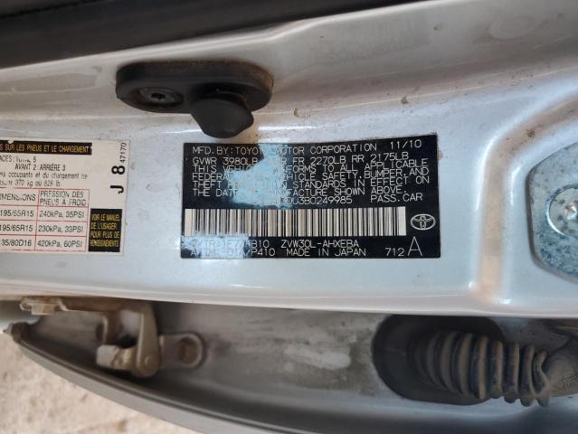 2011 TOYOTA PRIUS - JTDKN3DU3B0249985