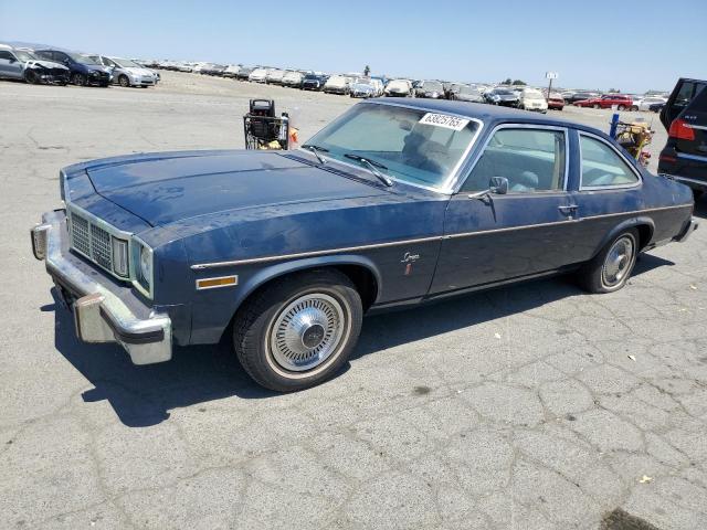 OLDSMOBILE OMEGA 1977 blue   3B27C7L110337 photo #1