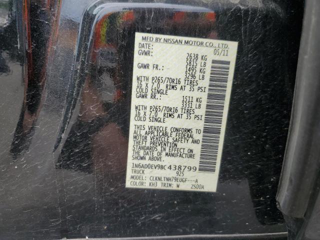 2011 NISSAN FRONTIER S - 1N6AD0EV9BC438799