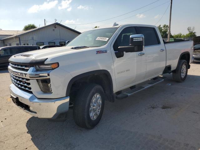 CHEVROLET SILVERADO 2021 white  diesel 1GC4YUEYXMF193289 photo #3