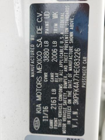 2017 KIA FORTE LX - 3KPFK4A77HE083226