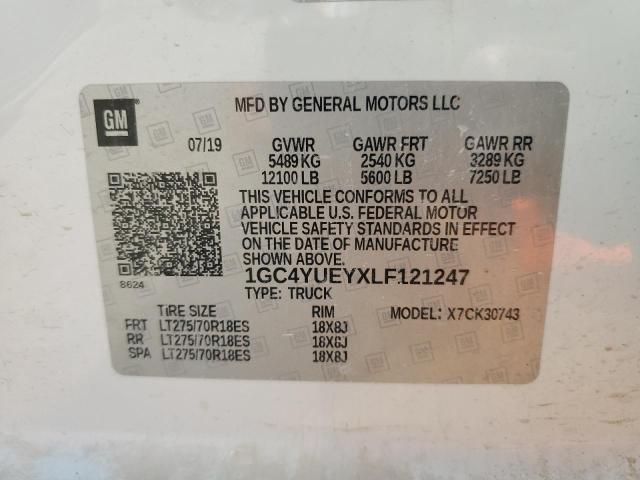 2020 CHEVROLET SILVERADO K3500 LTZ 1GC4YUEYXLF121247
