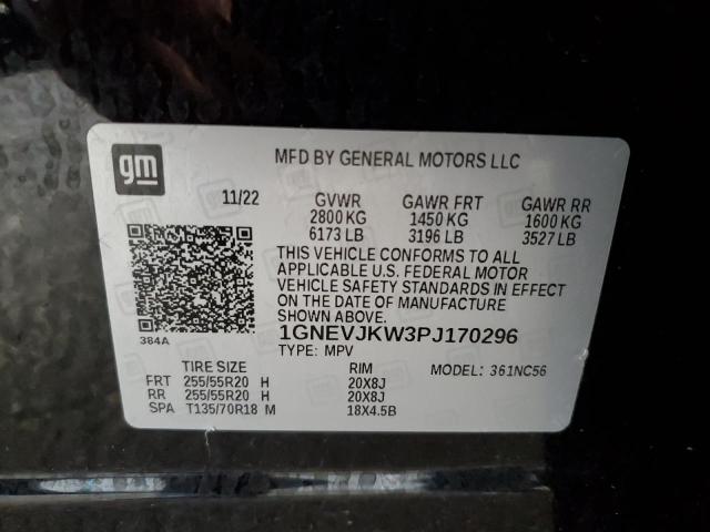 2023 CHEVROLET TRAVERSE R 1GNEVJKW3PJ170296