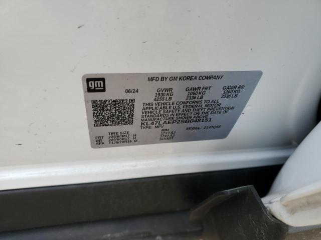 2025 BUICK ENVISTA PREFERRED KL47LAEP2SB048151