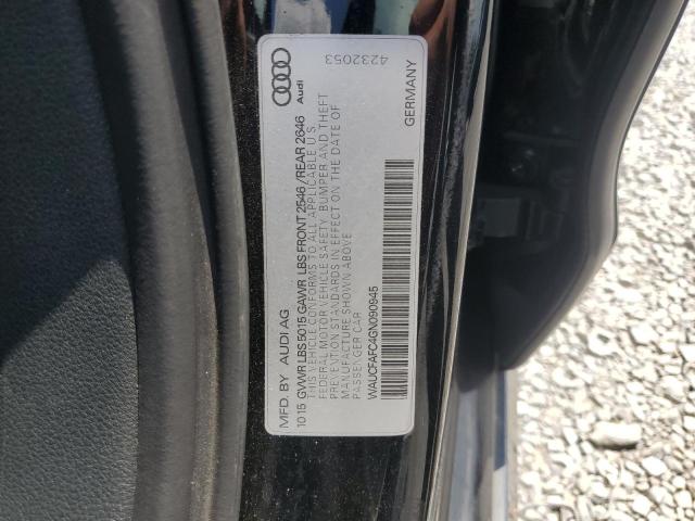 2016 AUDI A6 PREMIUM WAUCFAFC4GN090945