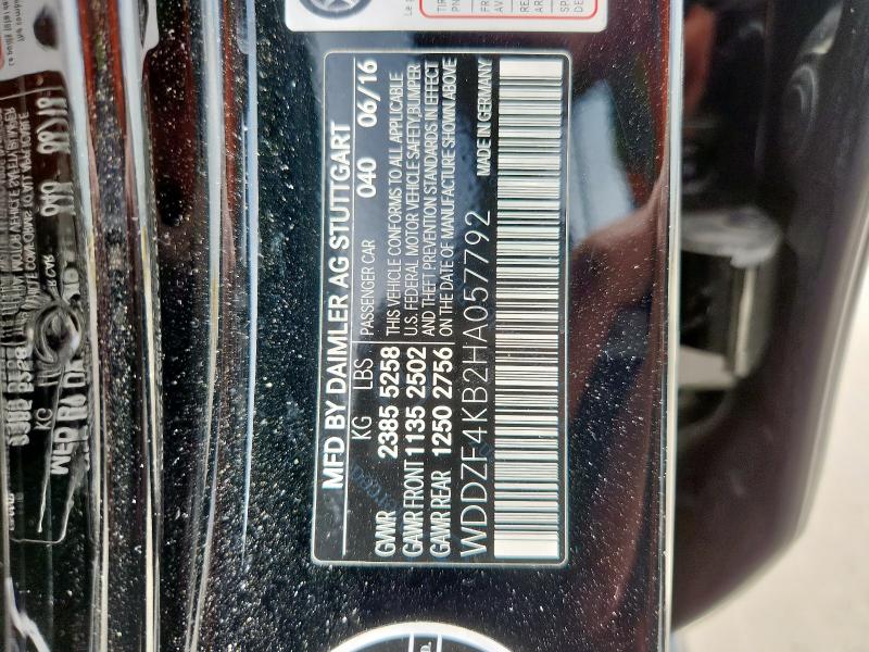 2017 MERCEDES-BENZ E 300 4MAT WDDZF4KB2HA057792