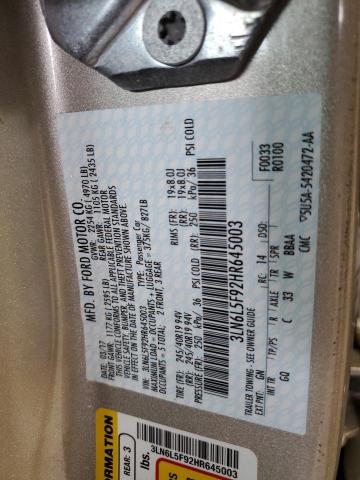 2017 LINCOLN MKZ RESERV 3LN6L5F92HR645003