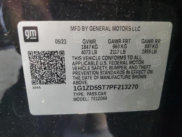 2023 CHEVROLET MALIBU LT 1G1ZD5ST7PF213270