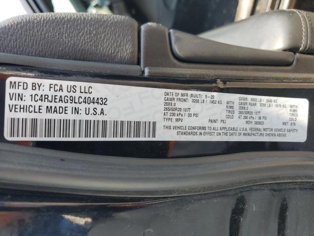 2020 JEEP GRAND CHER - 1C4RJEAG9LC404432