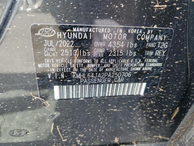 2023 HYUNDAI SONATA SEL KMHL64JA2PA250706
