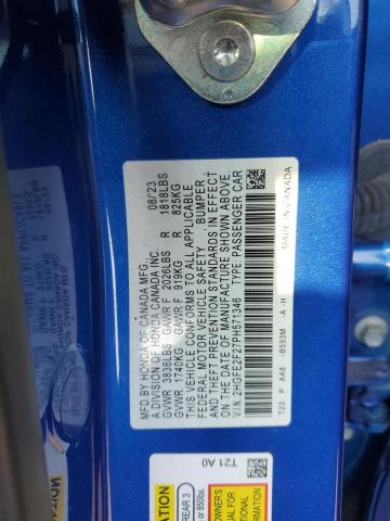 2023 HONDA CIVIC LX 2HGFE2F27PH571346
