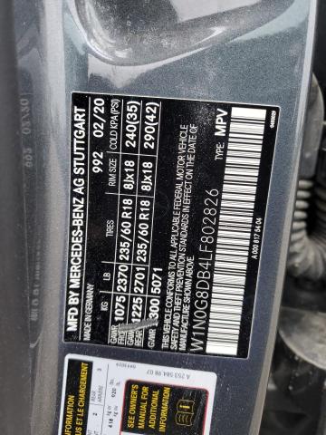 2020 MERCEDES-BENZ GLC 300 - W1N0G8DB4LF802826