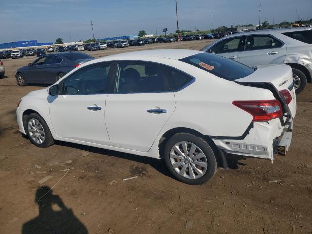 NISSAN SENTRA S 2018 white  gas 3N1AB7AP8JY295202 photo #3